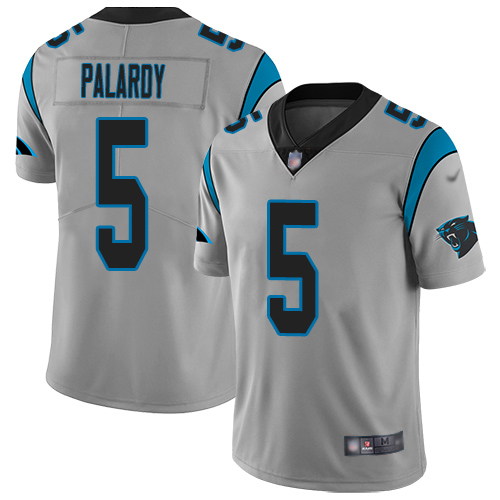 Carolina Panthers Limited Silver Youth Michael Palardy Jersey NFL Football #5 Inverted Legend